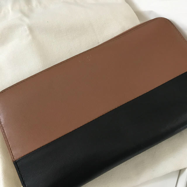 celine(セリーヌ)のCELINE セリーヌ バイカラー 長財布 レディースのファッション小物(財布)の商品写真