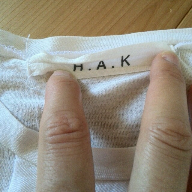 H.A.K(ハク)のHAKのTシャツ レディースのトップス(Tシャツ(半袖/袖なし))の商品写真