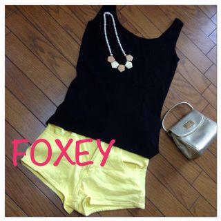 フォクシー(FOXEY)のFOXEY タンクトップ(Tシャツ(半袖/袖なし))