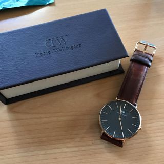 ダニエルウェリントン(Daniel Wellington)のダニエルウェリントン ブラック(レザーベルト)