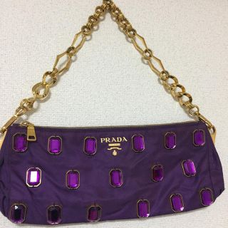 プラダ(PRADA)のPRADA プラダ ビジューバッグ(ショルダーバッグ)