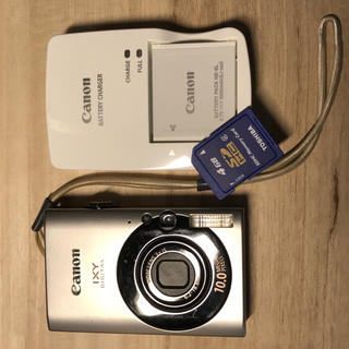 キヤノン(Canon)のIXY digital 25 IS 10 MEGAPIXELS 4GBSDカード(コンパクトデジタルカメラ)