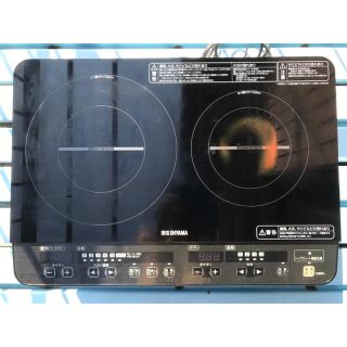 アイリス オオヤマ  ２口 IH コンロ  IHK-W1  (調理機器)