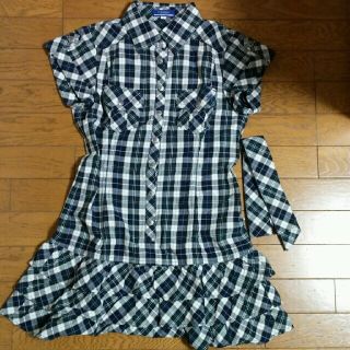 バーバリー(BURBERRY)の♡バーバリーブルーレーベル チェックワンピース(ミニワンピース)