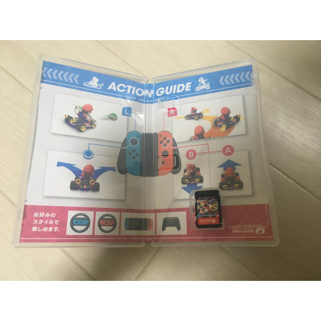 任天堂(ニンテンドウ)の美品＊マリオカート8デラックス switch エンタメ/ホビーのゲームソフト/ゲーム機本体(家庭用ゲームソフト)の商品写真