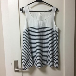 グローバルワーク(GLOBAL WORK)のグローバルワーク ボーダータンクトップ ブラウス L H&M ZARA(シャツ/ブラウス(半袖/袖なし))