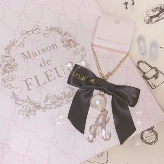 メゾンドフルール(Maison de FLEUR)のイニシャルチャーム A(キーホルダー)