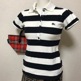 バーバリー(BURBERRY)のBurberryボーダーポロシャツⓂ︎(ポロシャツ)