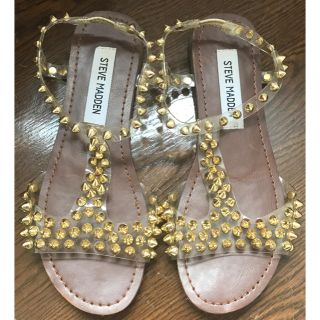 スティーブマデン(Steve Madden)のスティーブマデン スタッズサンダル（透明）(サンダル)