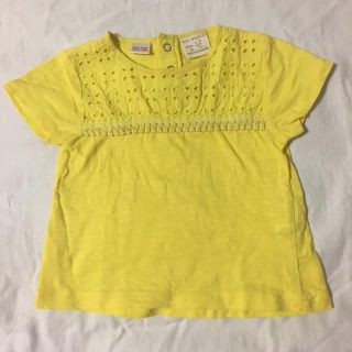 ザラキッズ(ZARA KIDS)のZARA Baby イエローTシャツ(Ｔシャツ)