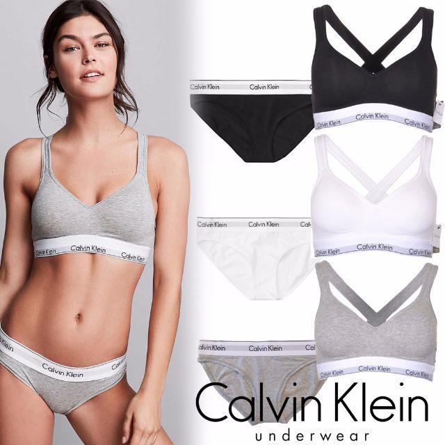 Calvin Klein(カルバンクライン)のyuma様専用【Calvin Klein★ブラレット×ビキニショーツ】 レディースの下着/アンダーウェア(ブラ&ショーツセット)の商品写真