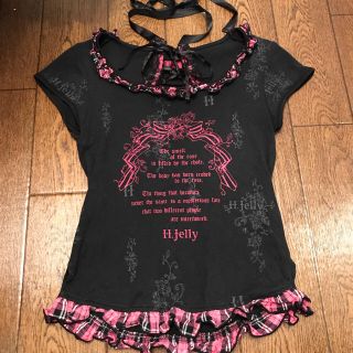 エイチナオト(h.naoto)の【送料無料】h.NAOTO ☆ h.jelly ☆編み上げTシャツ(カットソー(半袖/袖なし))