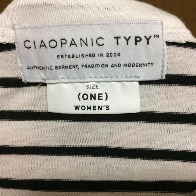 CIAOPANIC TYPY(チャオパニックティピー)のボートネックTee レディースのトップス(Tシャツ(半袖/袖なし))の商品写真