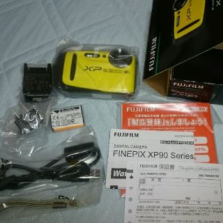 フジフイルム(富士フイルム)の【新品・未使用】FINEPIX XP90 イエロー(コンパクトデジタルカメラ)