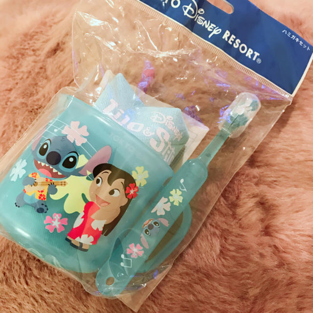 Disney(ディズニー)のスティッチ 歯磨きセット キッズ/ベビー/マタニティの洗浄/衛生用品(歯ブラシ/歯みがき用品)の商品写真