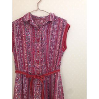 フラワー(flower)のvintage one-piece.(ひざ丈ワンピース)