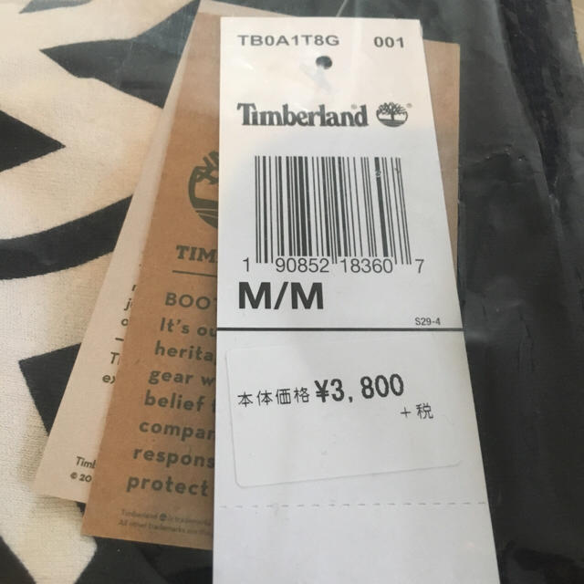 Timberland(ティンバーランド)の新品未着用 Timberland Tシャツ ¥4104 黒 メンズのトップス(Tシャツ/カットソー(半袖/袖なし))の商品写真