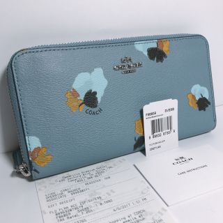 コーチ(COACH)の新作&人気商品！　COACH コーチ フローラル柄 ラウンドジップ 長財布(財布)