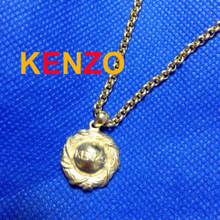 ケンゾー(KENZO)のKENZO＊新品＊ロゴゴールドネックレス(ネックレス)