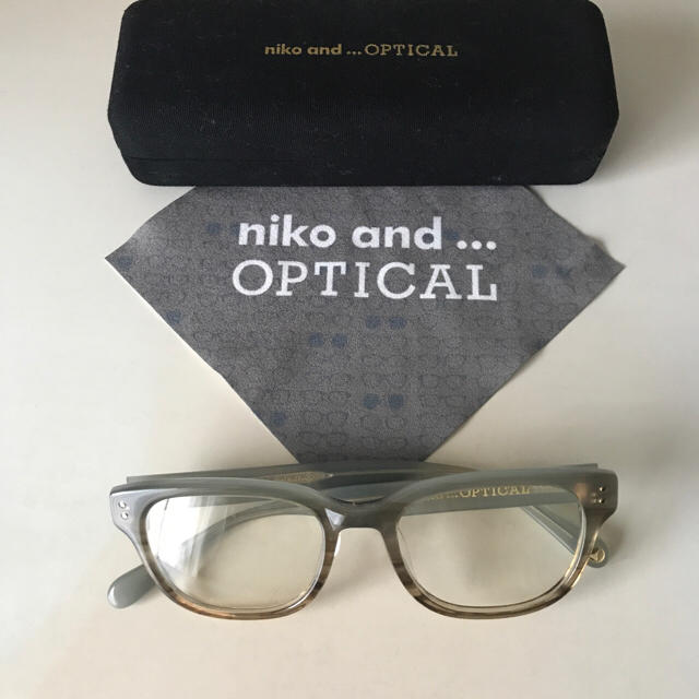 niko and...(ニコアンド)のnico and…OPTICALメガネ×JINS  美品 レディースのファッション小物(サングラス/メガネ)の商品写真