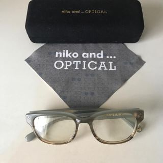 ニコアンド(niko and...)のnico and…OPTICALメガネ×JINS  美品(サングラス/メガネ)