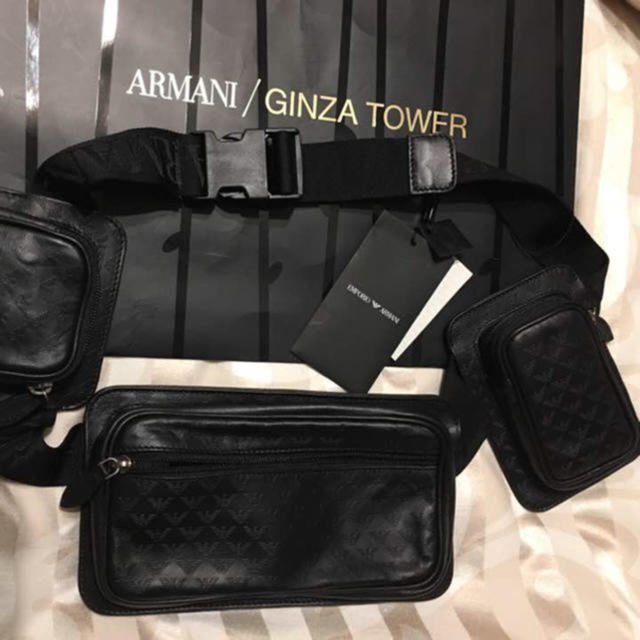 Emporio Armani(エンポリオアルマーニ)のEMPORIO ARMANIウエストバッグ新品 正規品 【格安】❗️ メンズのバッグ(ウエストポーチ)の商品写真