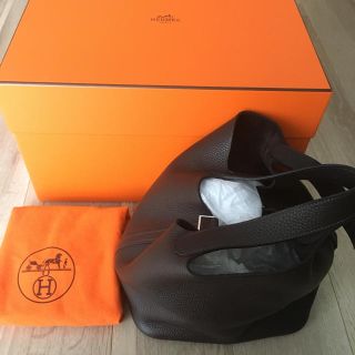 エルメス(Hermes)の希少 エルメス ピコタン MM トートハンドバッグ バケツ型 トリヨン(トートバッグ)