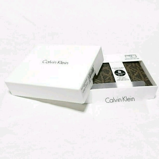 Calvin Klein(カルバンクライン)のCK 折り財布 79463 ブラウン メンズのファッション小物(折り財布)の商品写真