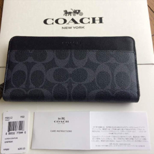 COACH - コーチ coach f58112 長財布 ACCORDION SIGNATUREの通販 by marumaru shop