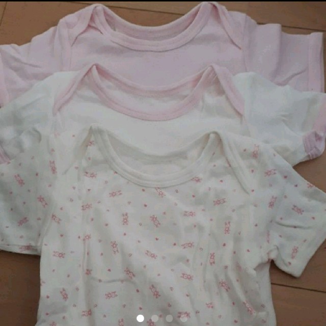 ロンパース　肌着 キッズ/ベビー/マタニティのキッズ服女の子用(90cm~)(下着)の商品写真