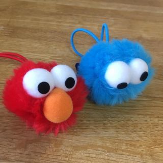 セサミストリート(SESAME STREET)のUSJ エルモ&クッキーモンスターヘアゴム(キャラクターグッズ)