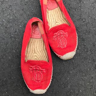 トリーバーチ(Tory Burch)のトリーバーチ エスパドリーユ！23センチ(スリッポン/モカシン)