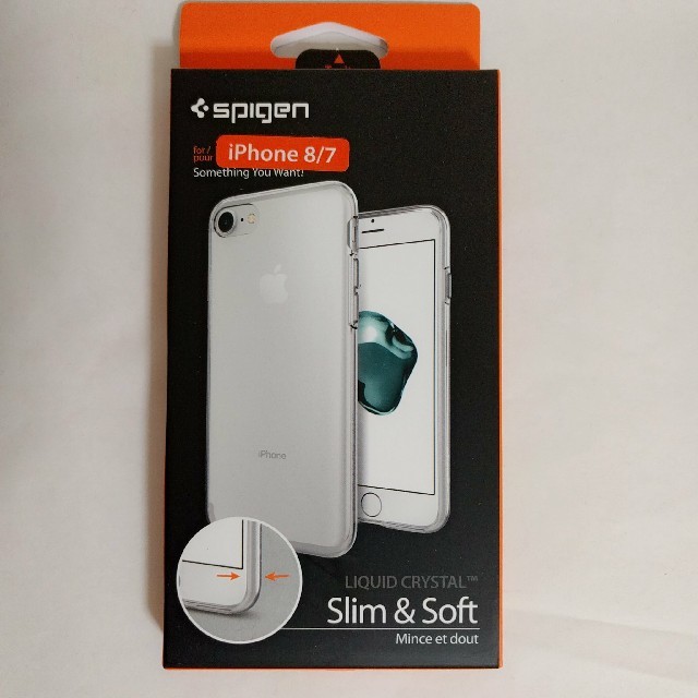 Spigen(シュピゲン)のSpigen iPhone7ケース リキッド・クリスタル  クリア スマホ/家電/カメラのスマホアクセサリー(iPhoneケース)の商品写真