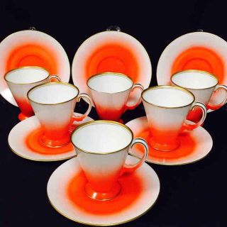 ノリタケ(Noritake)のオールドノリタケデミタスカップ＆ソーサー6客セット(グラス/カップ)