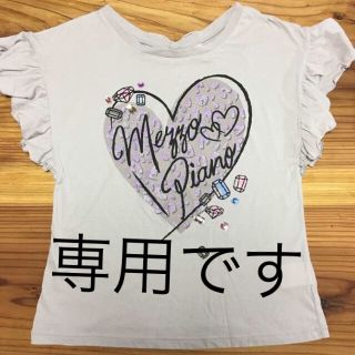 メゾピアノ(mezzo piano)のmezzo piano半袖Tシャツ 160センチ(Tシャツ/カットソー)