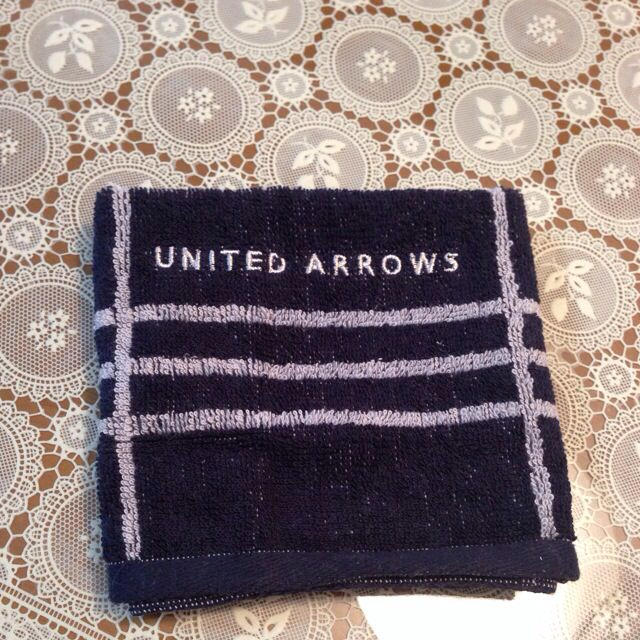 UNITED ARROWS(ユナイテッドアローズ)のユナイテッドアローズ☆タオルハンカチ レディースのファッション小物(ハンカチ)の商品写真