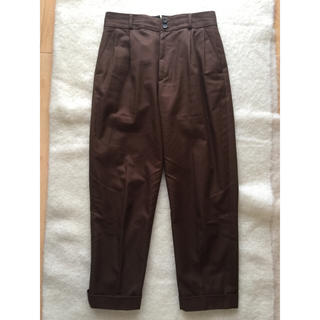 マーガレットハウエル(MARGARET HOWELL)のMARGARETHOWELL cotton trousers(クロップドパンツ)