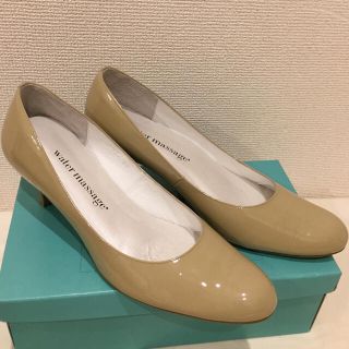 ヒミコ(卑弥呼)の【ほぼ未使用】定価２万以上！本革 Camui water massage(ハイヒール/パンプス)