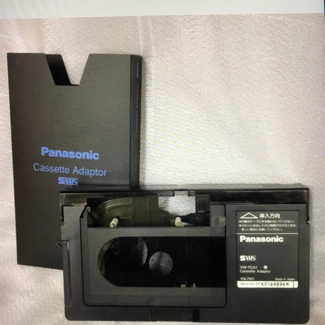 Panasonic(パナソニック)の珊瑚さん専用      PanasonicカセットアダプターVW-TCA7 スマホ/家電/カメラのカメラ(ビデオカメラ)の商品写真