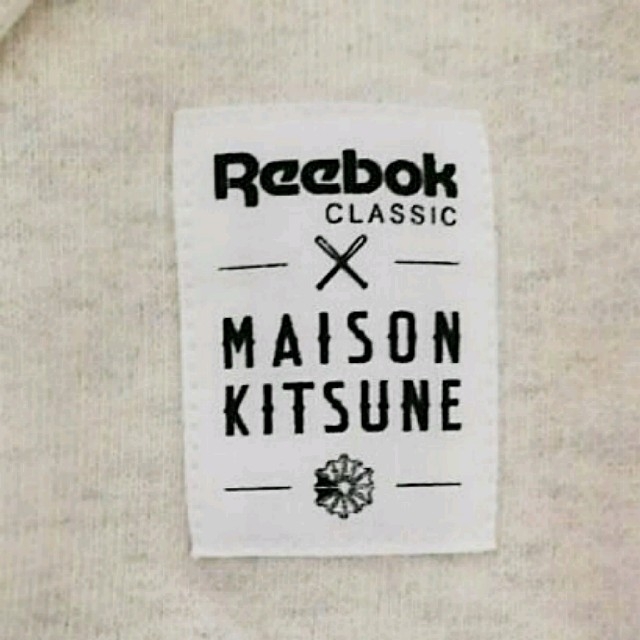 MAISON KITSUNE'(メゾンキツネ)のリーボック×メゾンキツネ　ベースボールスウェット メンズのトップス(スウェット)の商品写真