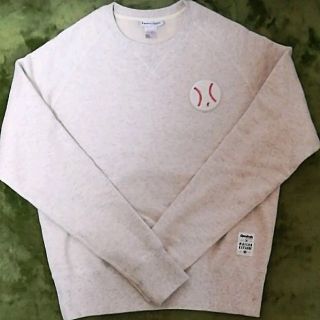 メゾンキツネ(MAISON KITSUNE')のリーボック×メゾンキツネ　ベースボールスウェット(スウェット)