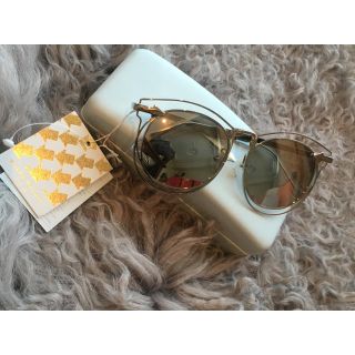 カレンウォーカー(KAREN WALKER)のkaren walker ミラーサングラス シルバー 新品 セール(サングラス/メガネ)