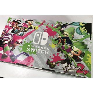 【即日発送】switch スプラトゥーン2セット + 保護シート(家庭用ゲーム機本体)