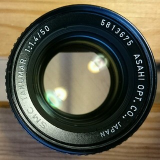 ペンタックス(PENTAX)の小難有 SMC TAKUMAR 50mm　f1.4(レンズ(単焦点))