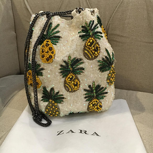 ZARA パイナップルバッグ