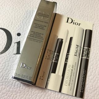 ディオール(Dior)の新品／Dior／ディオールショウ マキシマイザー3D サンプル(マスカラ下地/トップコート)