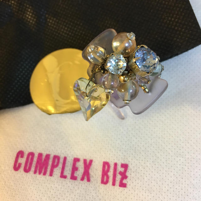 Complex Biz(コンプレックスビズ)のコンプレックスビズ小デザートクリップパープル レディースのヘアアクセサリー(バレッタ/ヘアクリップ)の商品写真