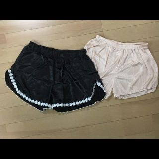 ルームパンツ・ペチパンツ2枚セット(ルームウェア)