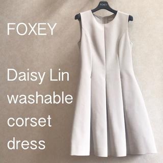 フォクシー(FOXEY)のFOXEY デイジーリン ウォッシャブル コルセット ドレス 38 2017版(ひざ丈ワンピース)