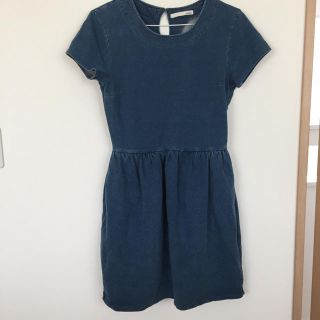 マウジー(moussy)のmoussy デニム風 スウェット ワンピース(ひざ丈ワンピース)